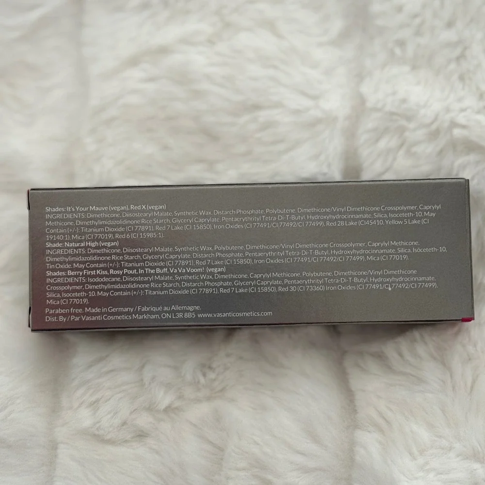 VASANTI Matte Crush Lipstick Pencil – IT'S YOUR MAUVE Full Size 2.8g + Sharpener